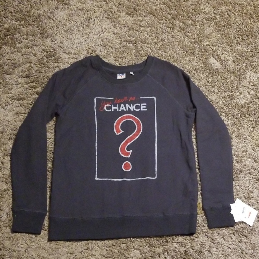 NEW Hasbro Game Night Gray Monopoly Sweatshirt
